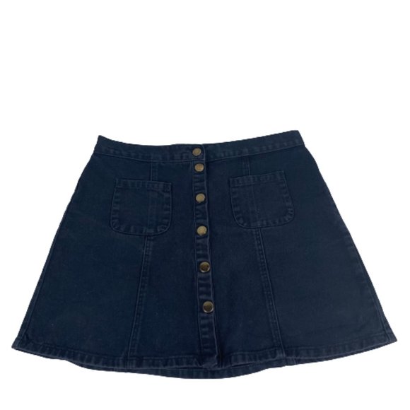 BDG Dresses & Skirts - BDG Denim Button Front Mini Skirt Blue Size Large